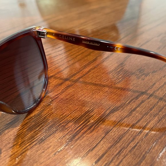 Celine Flat-top Tortoiseshell-acetate Sunglasses - Picture 6 of 8